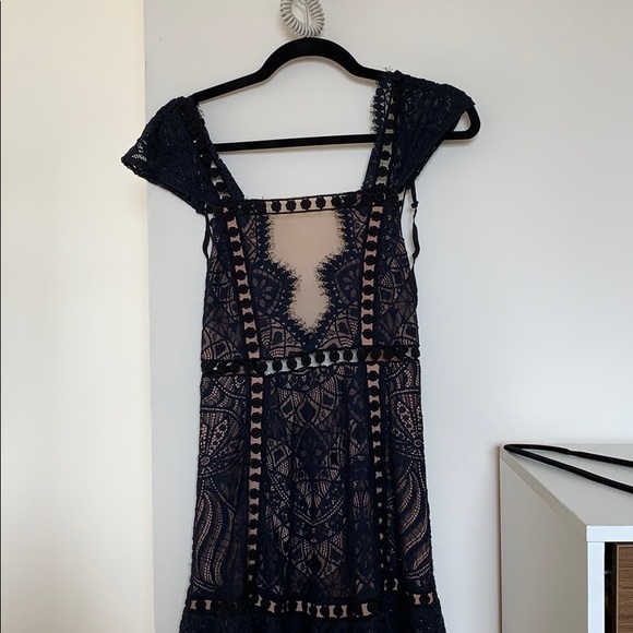 For Love and Lemons Navy Dress - Picture 1 of 5